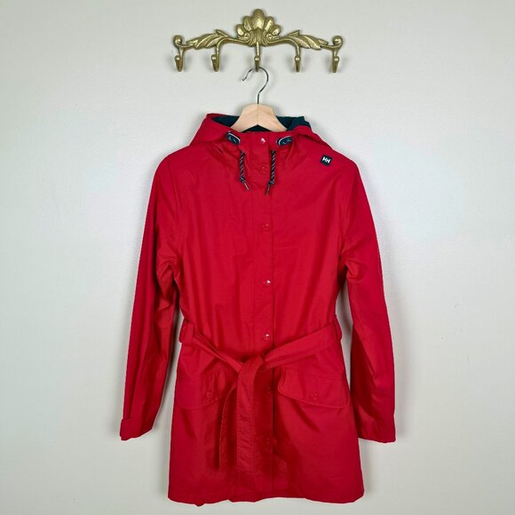 Helly Hansen Jackets & Blazers - 🔥 Helly Hansen Red Waterproof Rain Jacket - Size Medium ☀️ Sale ☀️